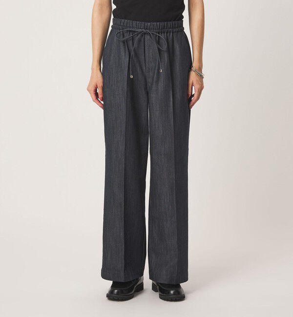 UNITED ARROWS green label relaxing「［size SHORT/TALLあり］ニーハイフレア パンツ デニム ストレッチ」|デニム|