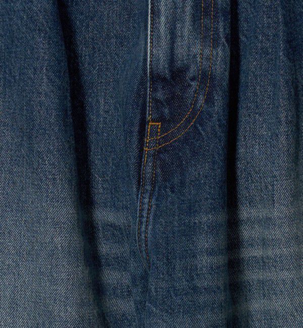 UNITED ARROWS green label relaxing「FINE BASIC ヴィンテージライク スライバー デニム パンツ W4」|チノ|