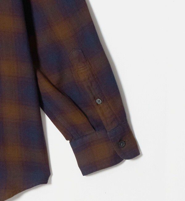 UNITED ARROWS green label relaxing「コットン レーヨン パターン ジャストルーズ レギュラーカラー 長袖 シャツ」|シャツ・ブラウス|