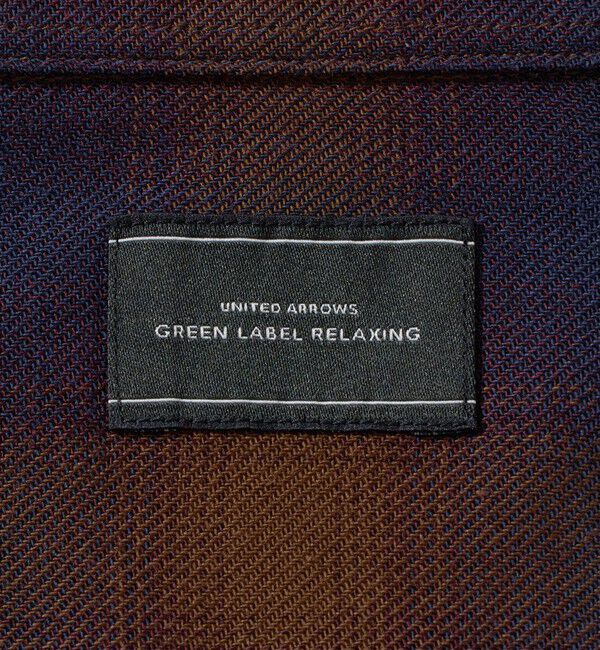 UNITED ARROWS green label relaxing「コットン レーヨン パターン ジャストルーズ レギュラーカラー 長袖 シャツ」|シャツ・ブラウス|