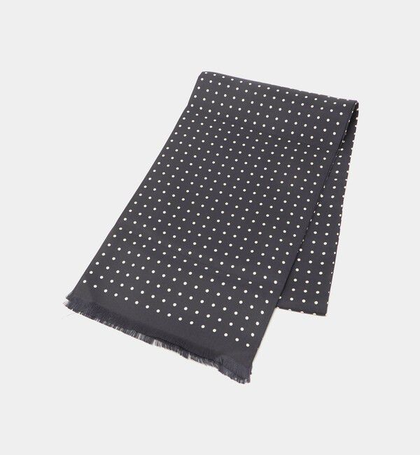 UNITED ARROWS green label relaxing「GLR ドット ストール」|ストール|BLACK