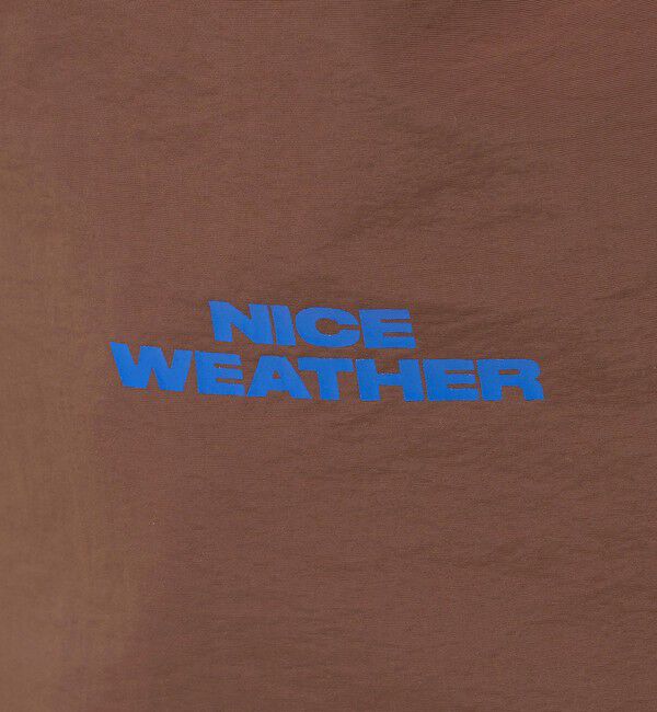 NICE WEATHER「＜NICE WEATHER＞ナイロン ミニマーケットバッグ」|エコバッグ|