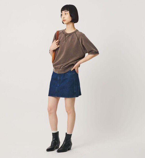 BEAUTY&YOUTH UNITED ARROWS「フェード ラグランスリーブ スウェット プルオーバー」|スウェット・ジャージ|DK.BROWN