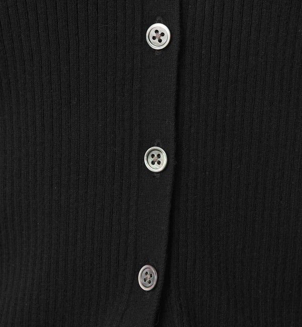 BEAUTY&YOUTH UNITED ARROWS「コットンカシミヤ レーストリム Vネックカーディガン ウォッシャブル」|カーディガン|