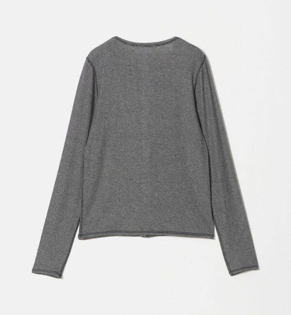 BEAUTY&YOUTH UNITED ARROWS「毛セルロースブレンド クルーネック カーディガン/ボーダー」|カーディガン|