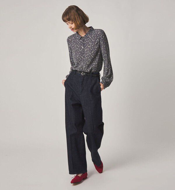 STEVEN ALAN「＜Steven Alan＞コットン スラックス デニムパンツ」|デニム|