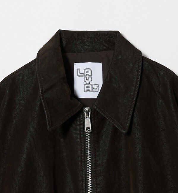 BEAUTY&YOUTH UNITED ARROWS「＜LAYAS＞レザーライク ジップ ブルゾン」|その他|