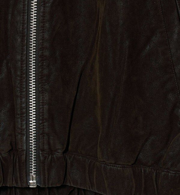 BEAUTY&YOUTH UNITED ARROWS「＜LAYAS＞レザーライク ジップ ブルゾン」|その他|