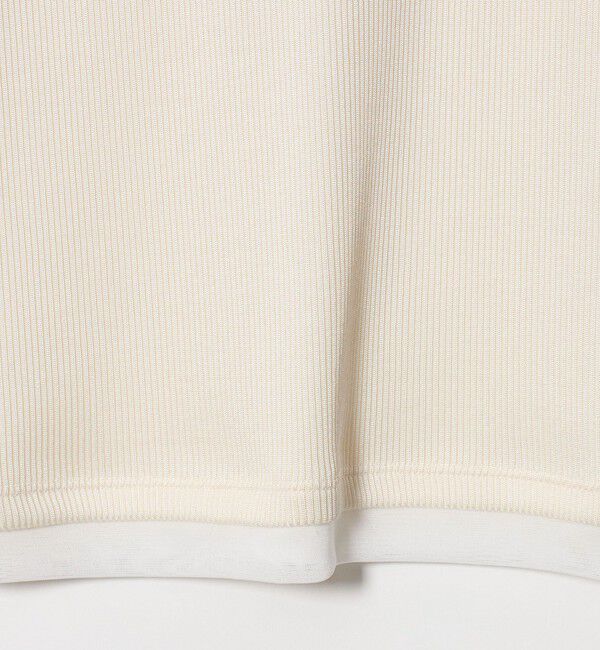 BEAUTY&YOUTH UNITED ARROWS「ポリエステルコットン テレコ チュール ドッキングプルオーバー」|Tシャツ・カットソー|