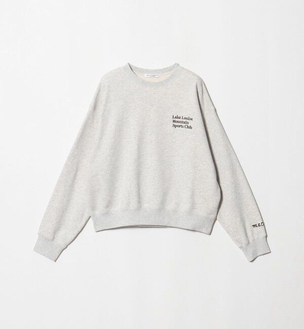 BEAUTY&YOUTH UNITED ARROWS「コットン裏毛 ロゴスウェット プルオーバー」|スウェット・ジャージ|LT.GRAY