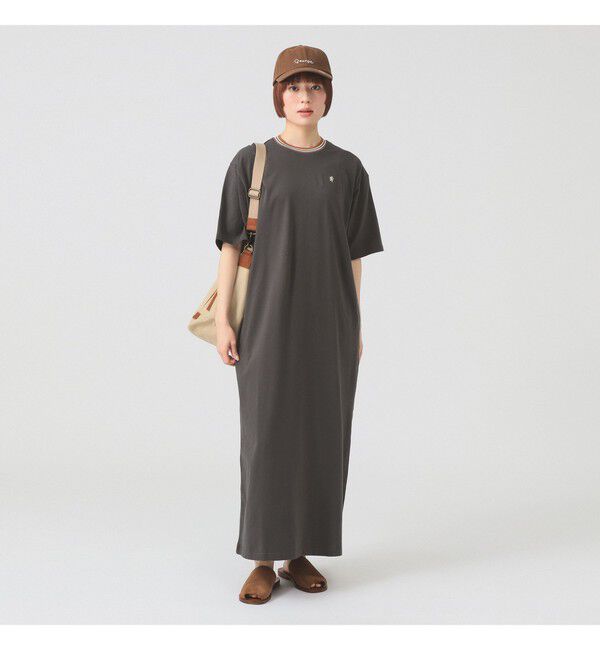Ray BEAMS 「【別注】Gymphlex / クルーネック カットソー ワンピース」|ワンピース|