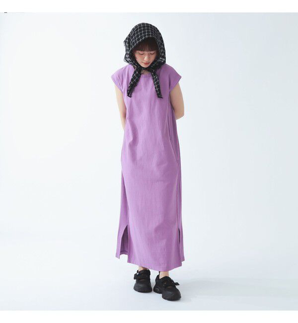 Ray BEAMS 「【別注】Champion / ロング ワンピース」|ワンピース|GRAYISH_PURPLE