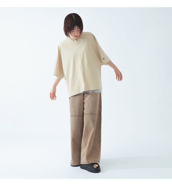 Ray BEAMS 「【別注】Champion / ショート スリーブ Tシャツ」|Tシャツ・カットソー|