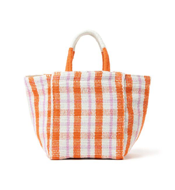 Ray BEAMS 「【別注】Lilas Campbell / チェック ジャカード トートバッグ」|トートバッグ|ORANGE