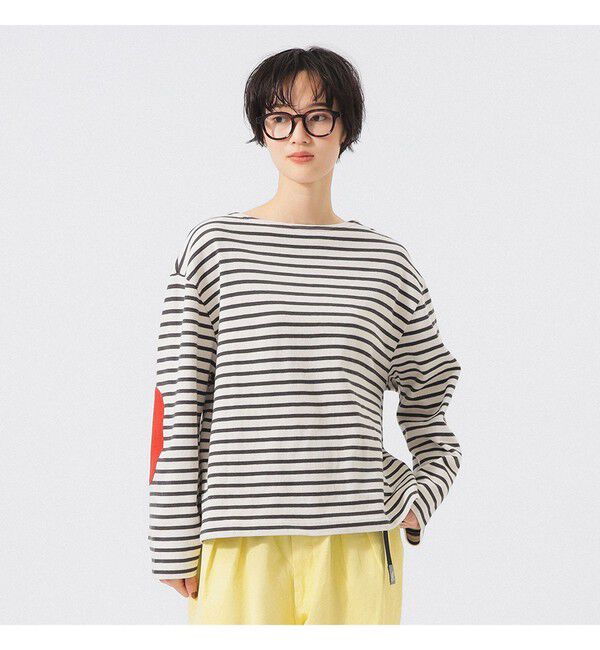 BEAMSBOY「エルボーパッチ バスク」|Tシャツ・カットソー|