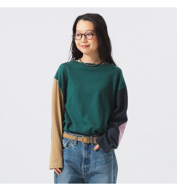 BEAMSBOY「エルボーパッチ バスク」|Tシャツ・カットソー|