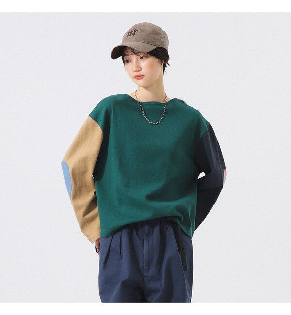 BEAMSBOY「エルボーパッチ バスク」|Tシャツ・カットソー|