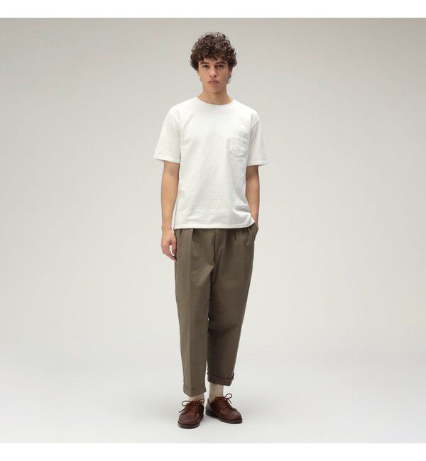 BEAMS PLUS「BEAMS PLUS｜【別注】REMI RELIEF / Pocket T-shirt｜ポケットT｜オーガニックコットン｜ヴィンテージ加工 」|Tシャツ・カットソー|