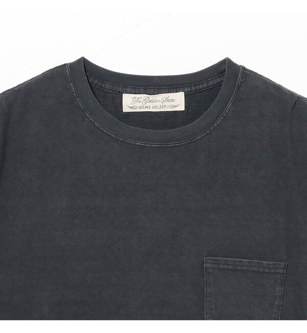 BEAMS PLUS「BEAMS PLUS｜【別注】REMI RELIEF / Pocket T-shirt｜ポケットT｜オーガニックコットン｜ヴィンテージ加工 」|Tシャツ・カットソー|