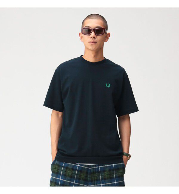 BEAMS「【別注】FRED PERRY /  ロゴ Tシャツ」|Tシャツ・カットソー|