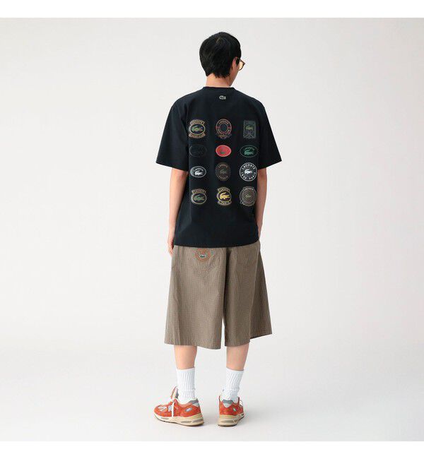 BEAMS「【別注】LACOSTE / アーカイブバッジ Tシャツ」|Tシャツ・カットソー|
