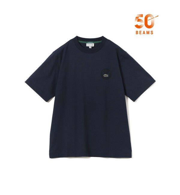 BEAMS「【別注】LACOSTE / バッジ Tシャツ」|Tシャツ・カットソー|MARINE