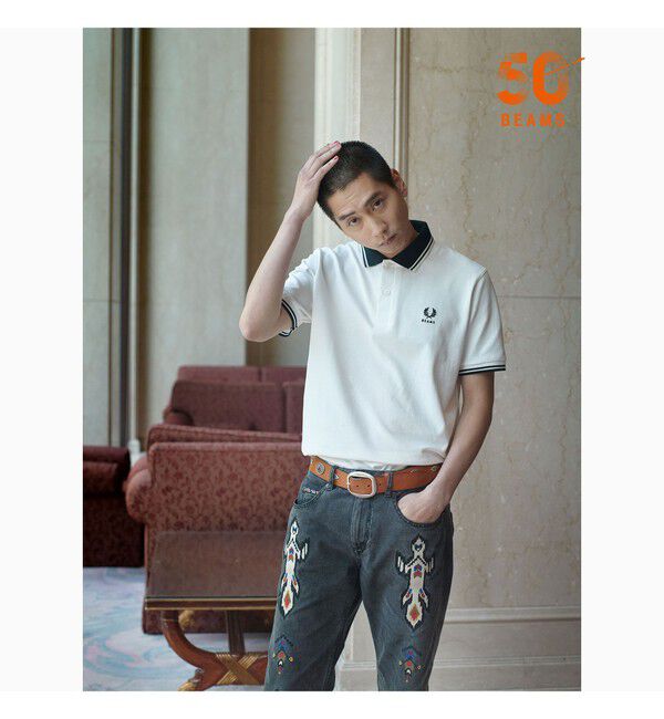 BEAMS「【別注】FRED PERRY / M12」|ポロシャツ|SNOW_WHITE