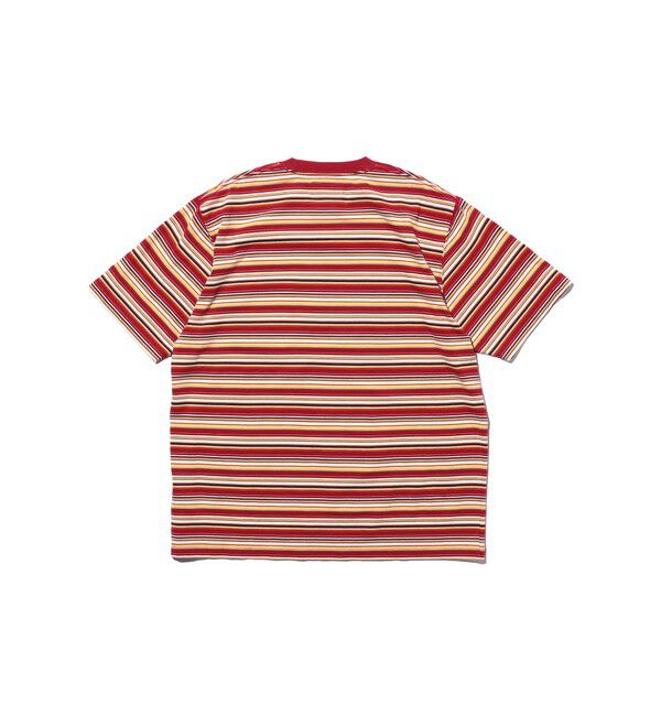BEAMS PLUS「Pocket Tee Multi Stripe Tee」|Tシャツ・カットソー|