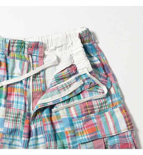 BEAMS PLUS「Beach 6 Pocket Shorts Patchwork Madras」|その他|