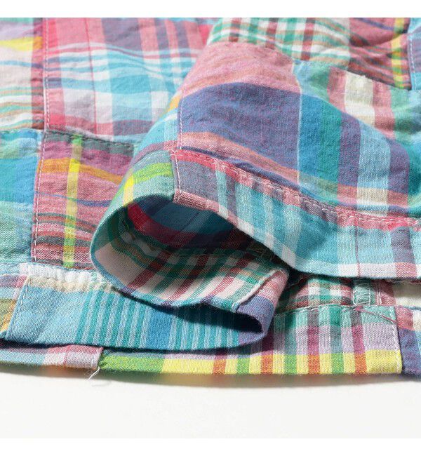 BEAMS PLUS「Beach 6 Pocket Shorts Patchwork Madras」|その他|