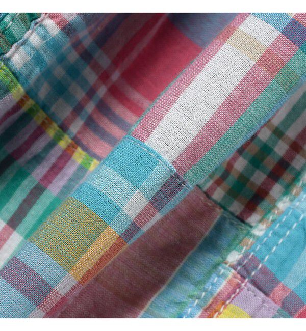 BEAMS PLUS「Beach 6 Pocket Shorts Patchwork Madras」|その他|