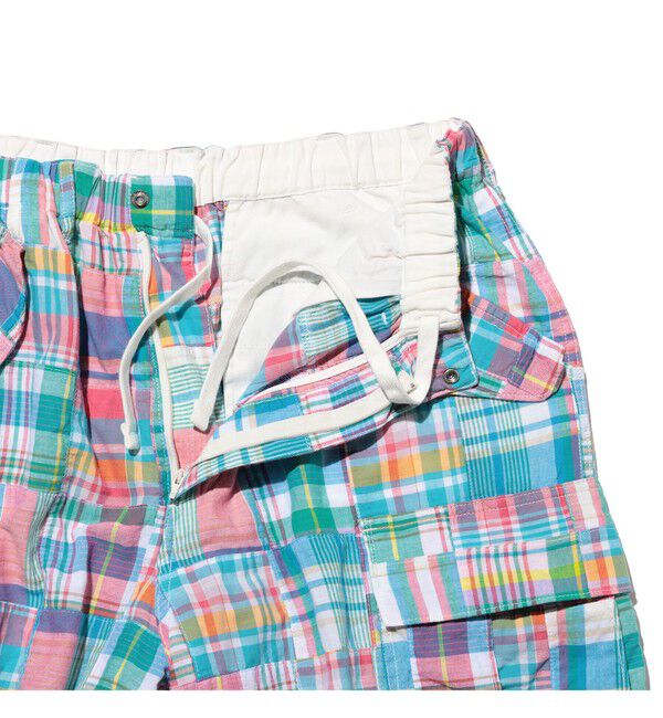 BEAMS PLUS「Beach 6 Pocket Shorts Patchwork Madras」|その他|