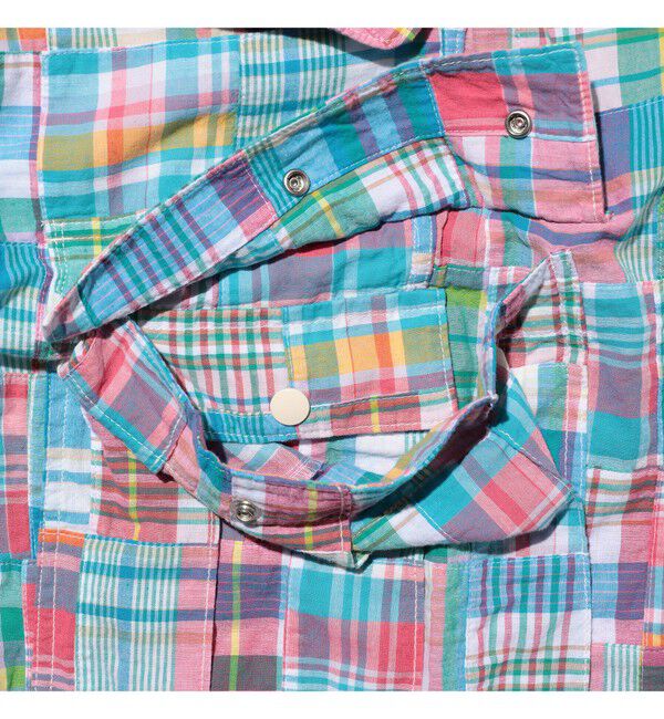 BEAMS PLUS「Beach 6 Pocket Shorts Patchwork Madras」|その他|