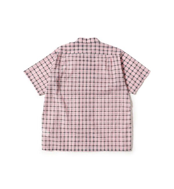 BEAMS PLUS「Open Collar Nylon Airy Plaid」|シャツ・ブラウス|