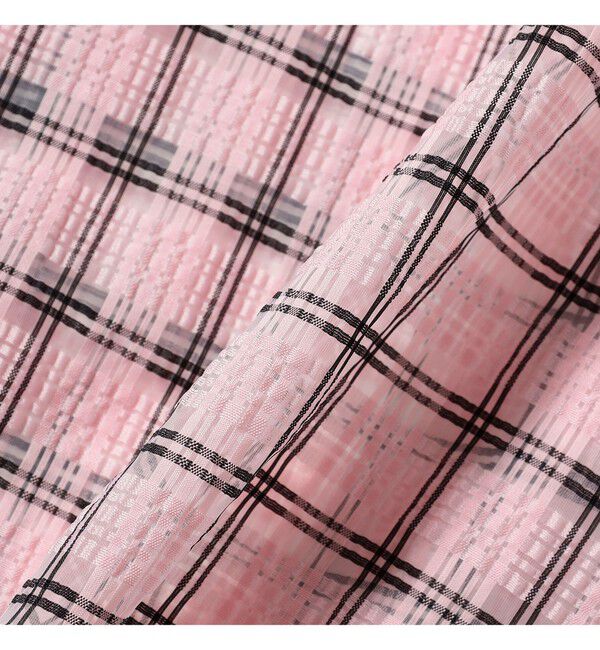 BEAMS PLUS「Open Collar Nylon Airy Plaid」|シャツ・ブラウス|