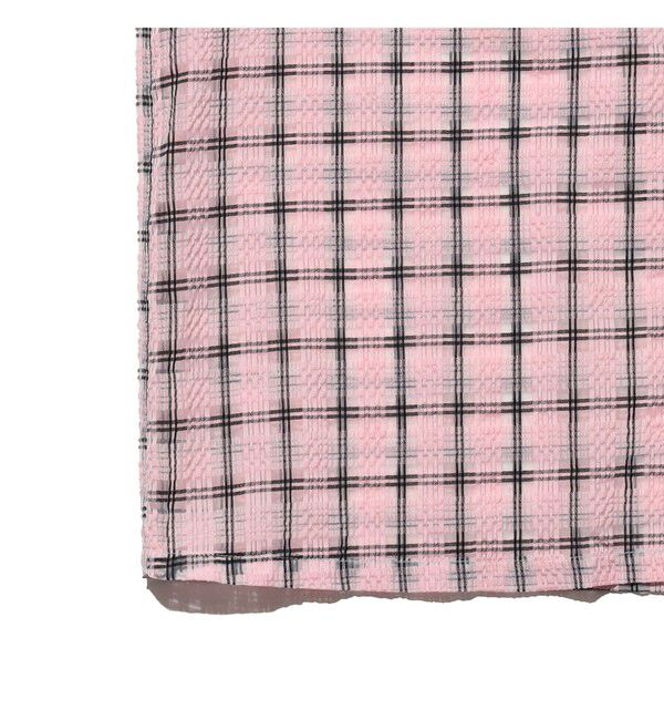 BEAMS PLUS「Open Collar Nylon Airy Plaid」|シャツ・ブラウス|