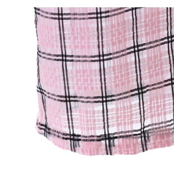 BEAMS PLUS「Open Collar Nylon Airy Plaid」|シャツ・ブラウス|