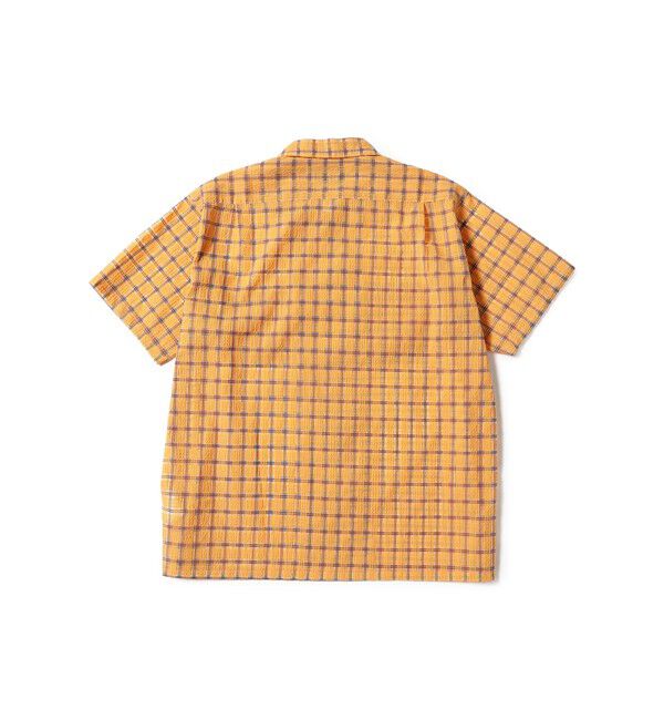 BEAMS PLUS「Open Collar Nylon Airy Plaid」|シャツ・ブラウス|