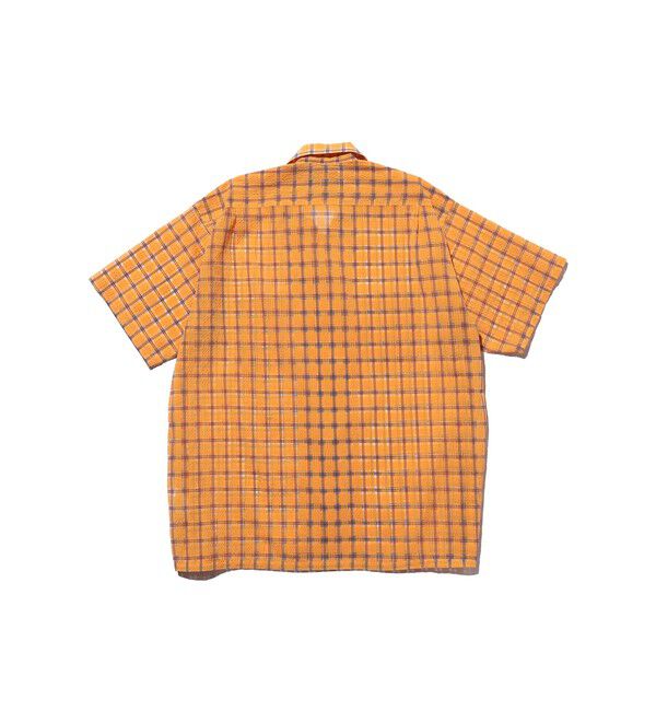 BEAMS PLUS「Open Collar Nylon Airy Plaid」|シャツ・ブラウス|