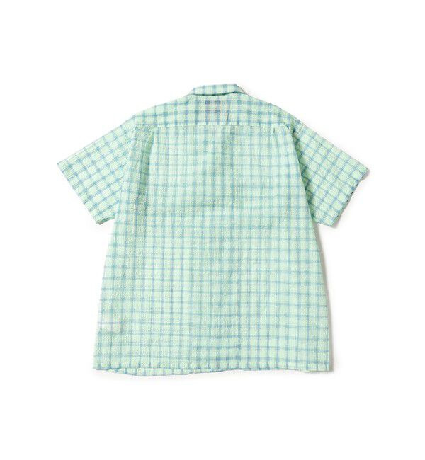 BEAMS PLUS「Open Collar Nylon Airy Plaid」|シャツ・ブラウス|
