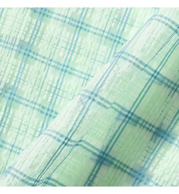 BEAMS PLUS「Open Collar Nylon Airy Plaid」|シャツ・ブラウス|