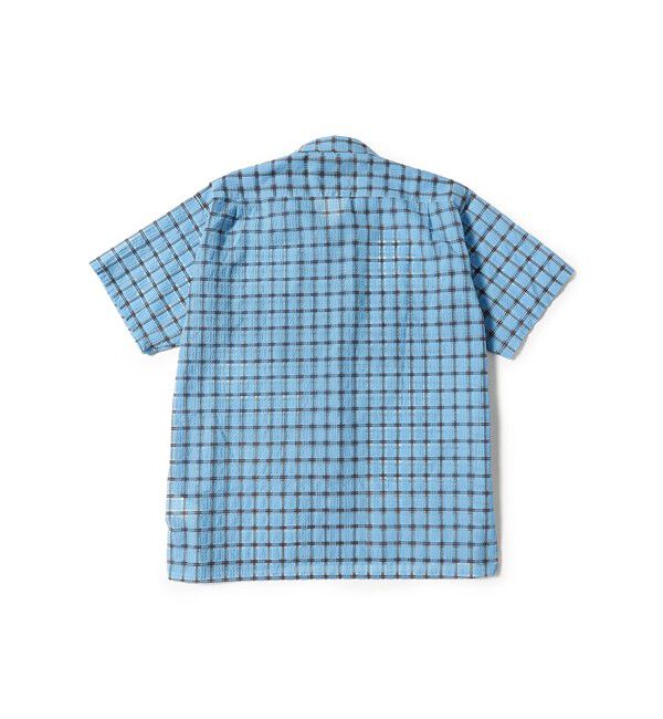 BEAMS PLUS「Open Collar Nylon Airy Plaid」|シャツ・ブラウス|