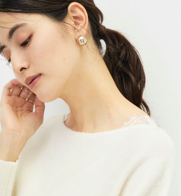 NOLLEY'S sophi「【BECシリーズ】カシミヤ混紡毛ショート丈プルオーバー」|ニット・セーター|