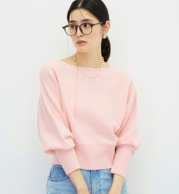 NOLLEY'S sophi「【BECシリーズ】カシミヤ混紡毛ショート丈プルオーバー」|ニット・セーター|