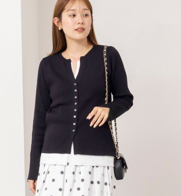 NOLLEY'S「【TORRAZZO DONNA/トラッゾドンナ】Layered V-Neck Top」|ニット・セーター|