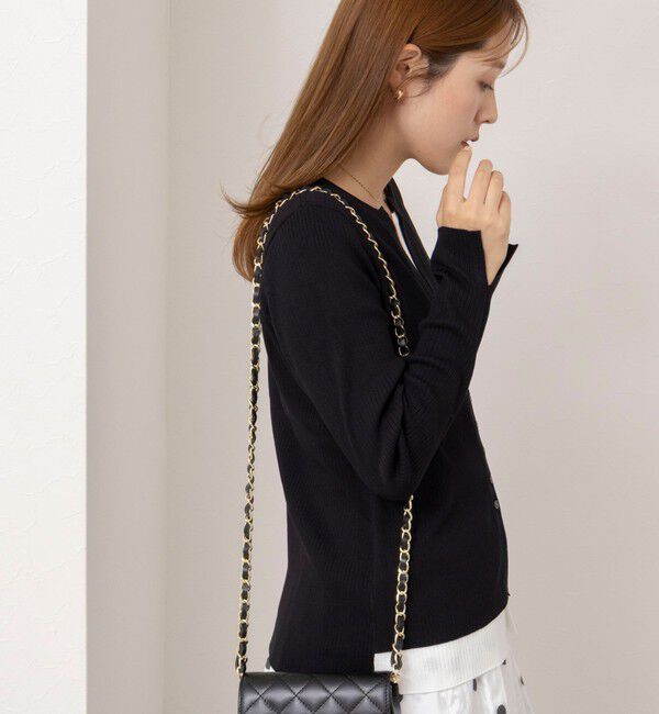 NOLLEY'S「【TORRAZZO DONNA/トラッゾドンナ】Layered V-Neck Top」|ニット・セーター|