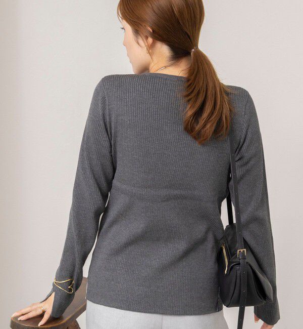 NOLLEY'S「【TORRAZZO DONNA/トラッゾドンナ】Layered V-Neck Top」|ニット・セーター|