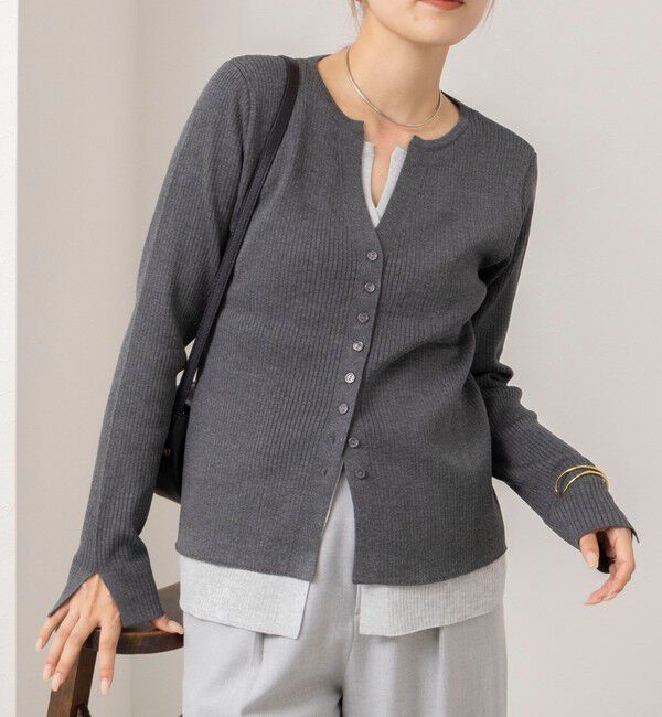NOLLEY'S「【TORRAZZO DONNA/トラッゾドンナ】Layered V-Neck Top」|ニット・セーター|