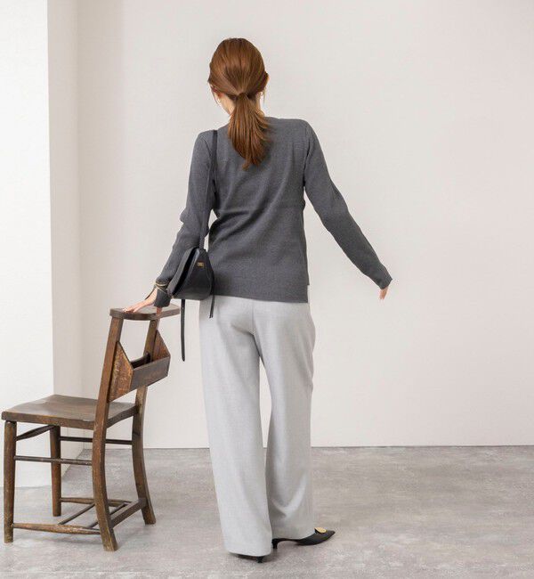 NOLLEY'S「【TORRAZZO DONNA/トラッゾドンナ】Layered V-Neck Top」|ニット・セーター|