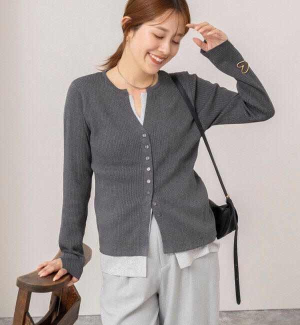NOLLEY'S「【TORRAZZO DONNA/トラッゾドンナ】Layered V-Neck Top」|ニット・セーター|